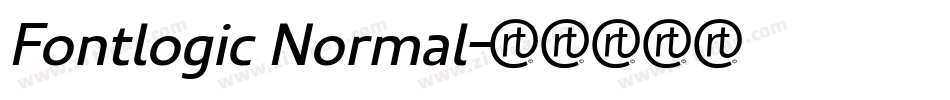 Fontlogic Normal字体转换